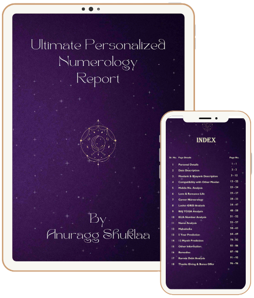 Numerology Report Mockup